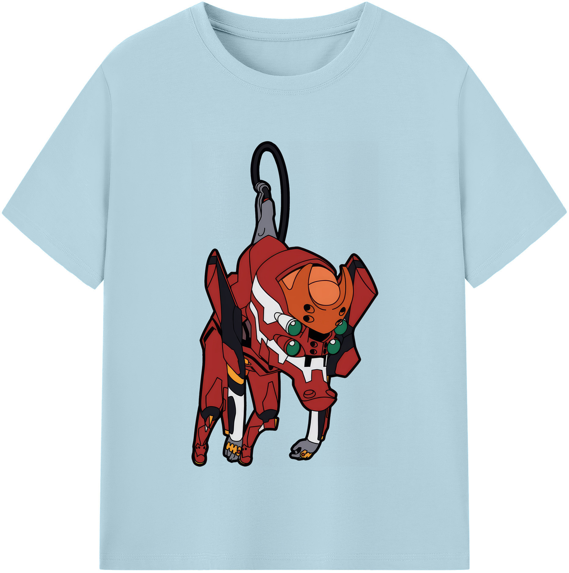 （画像用） EVA 新世紀エヴァンゲリオン 綿100％半袖Tシャツ（フロントプリント）
